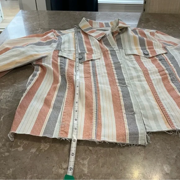 Mavi denim style material long sleeve size large - Picture 10 of 11